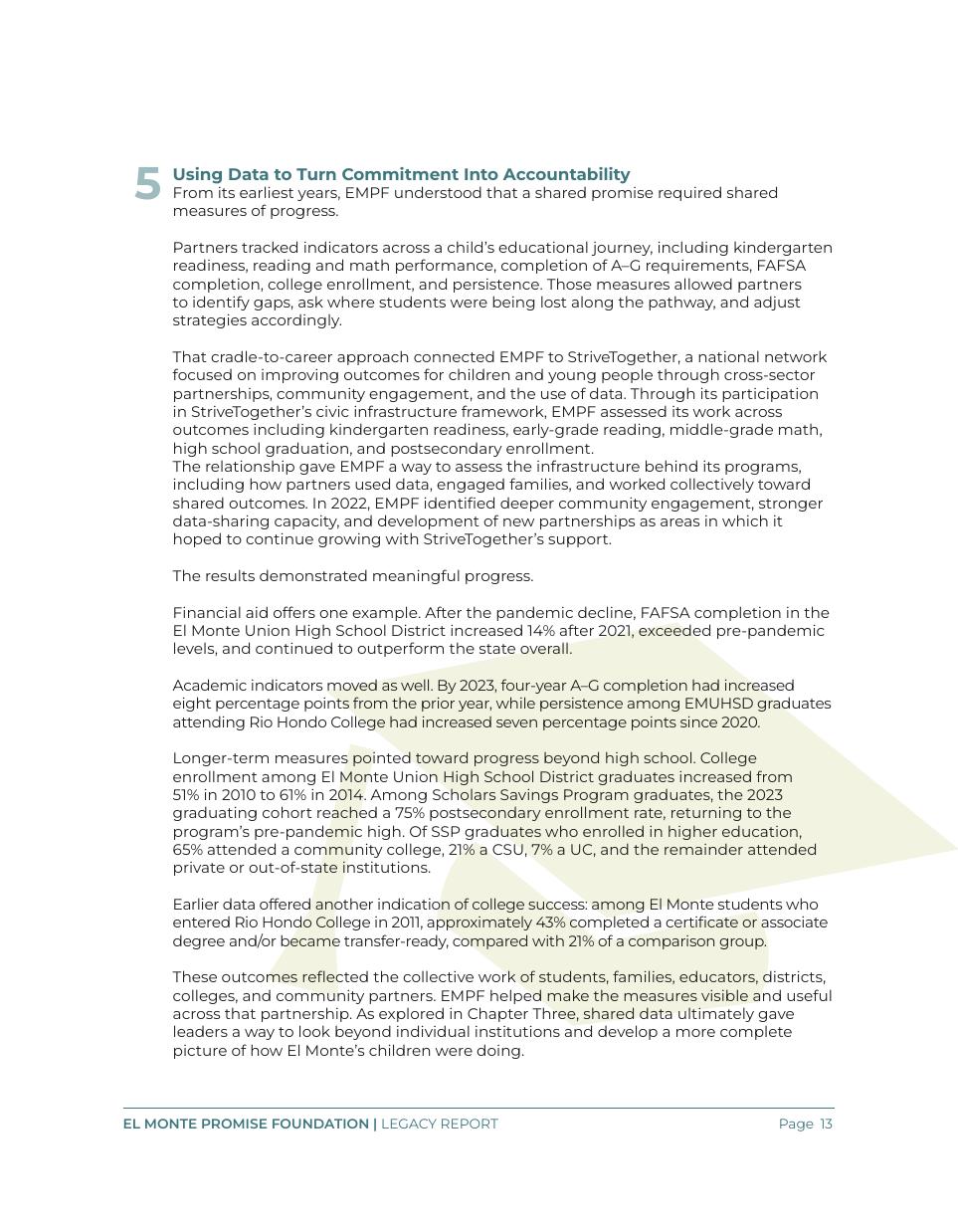 Legacy report page 13 of 28