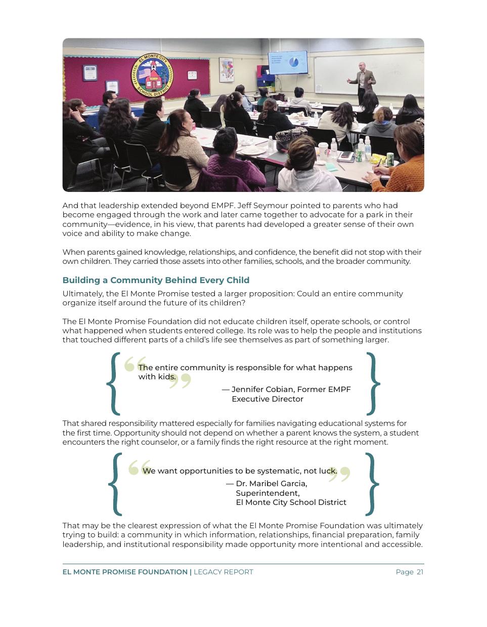 Legacy report page 21 of 28