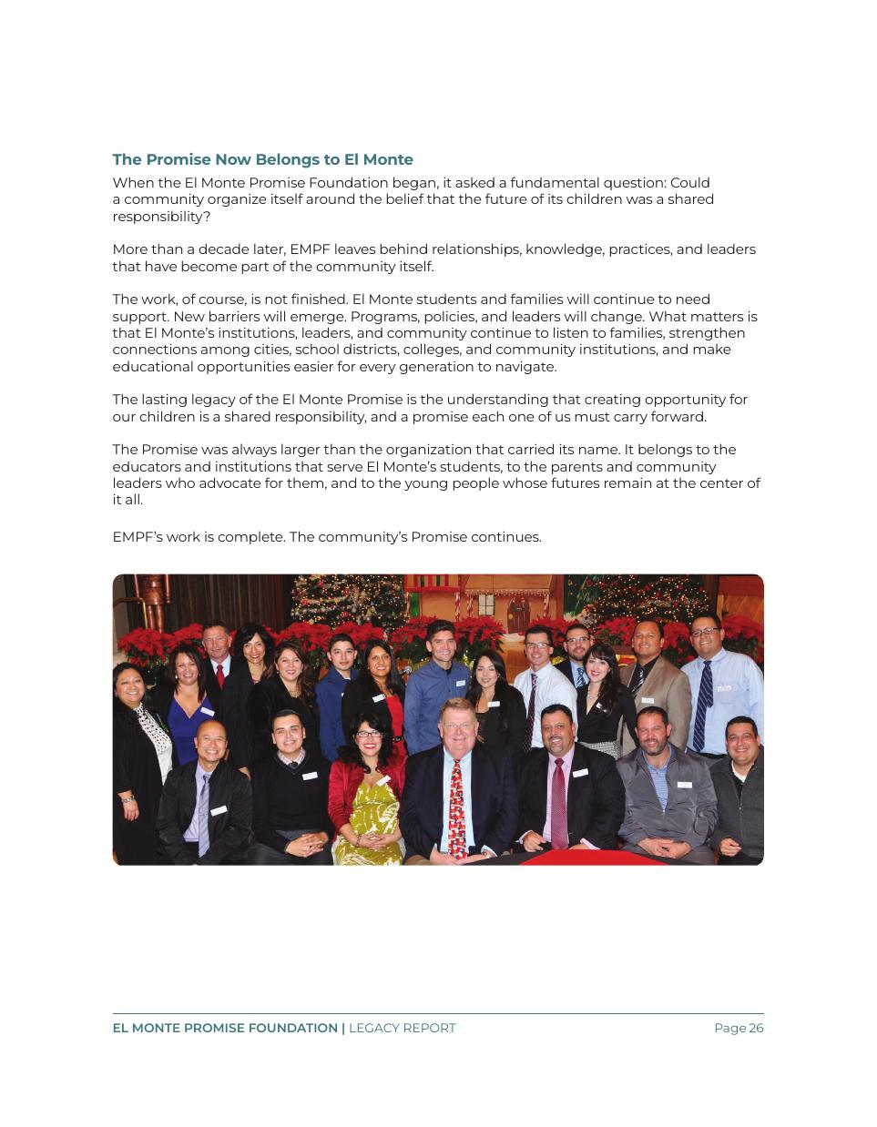 Legacy report page 26 of 28